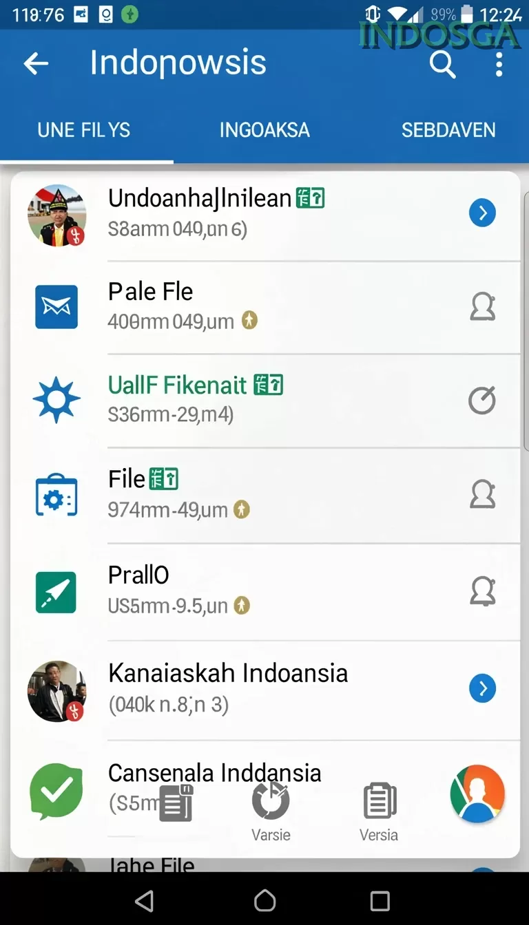 Cuplikan layar INDOBET — pengaturan akun