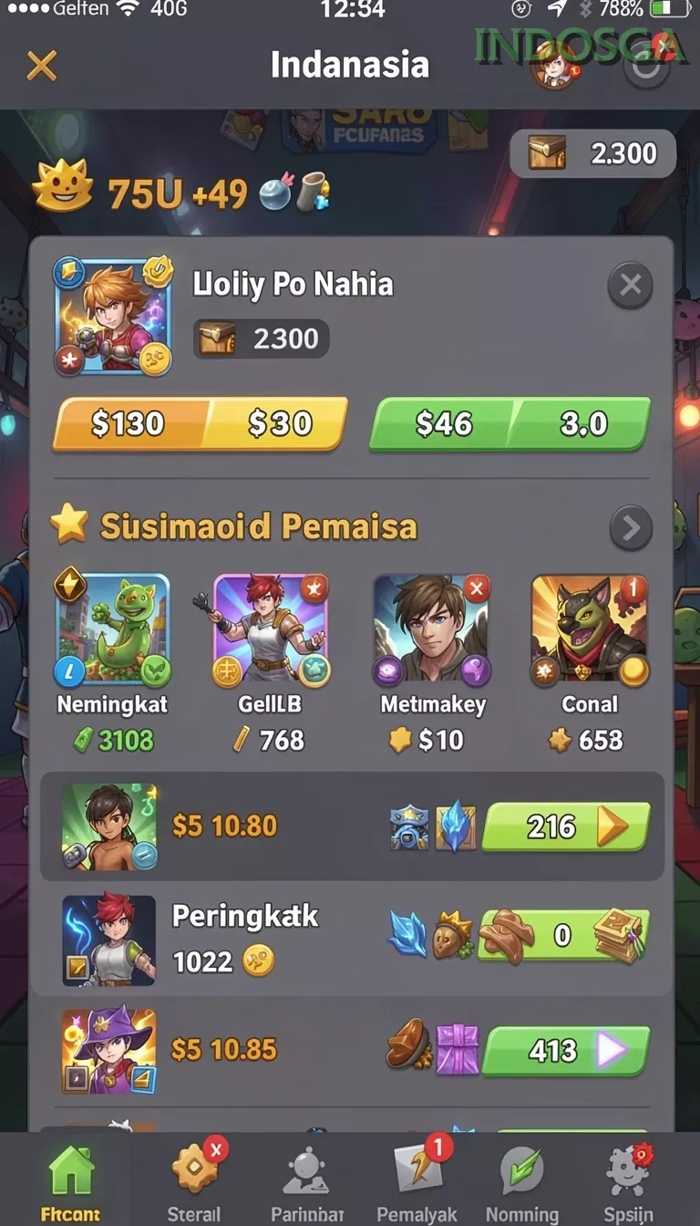 Cuplikan layar GENGTOTO — halaman utama