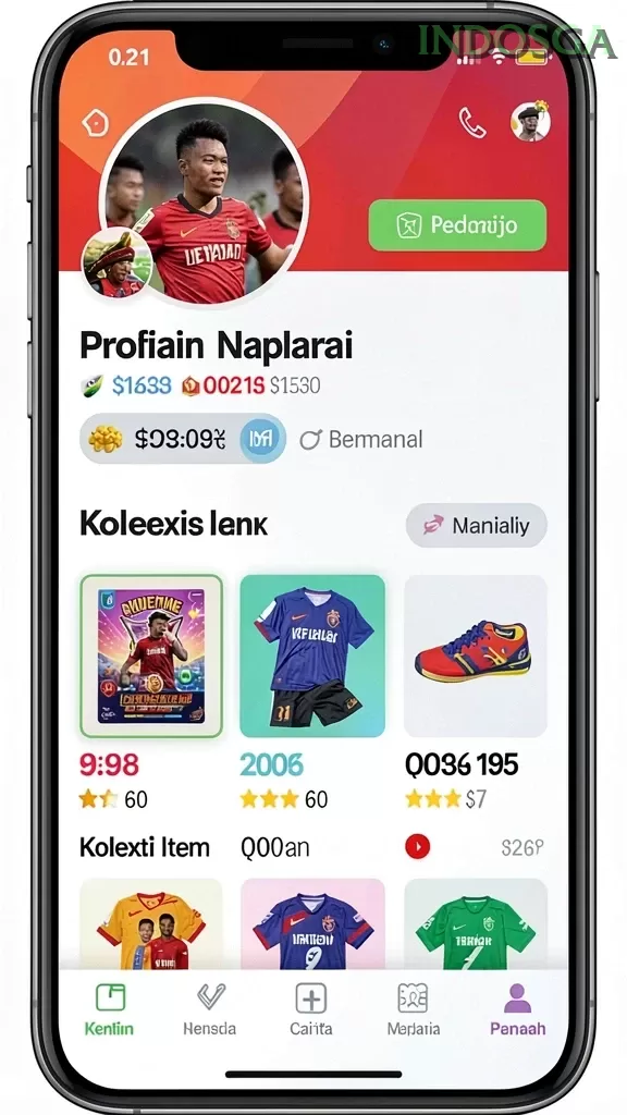 Cuplikan layar MAMEN123 — menu navigasi